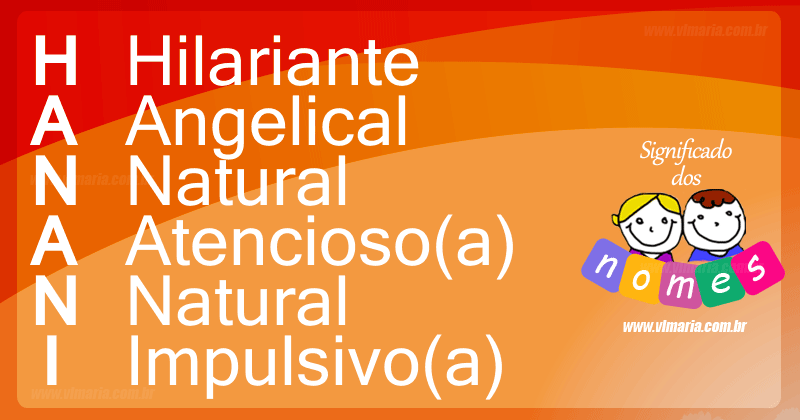 Imagem com o nome HANANI