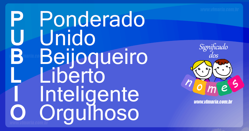 Imagem com o nome PUBLIO