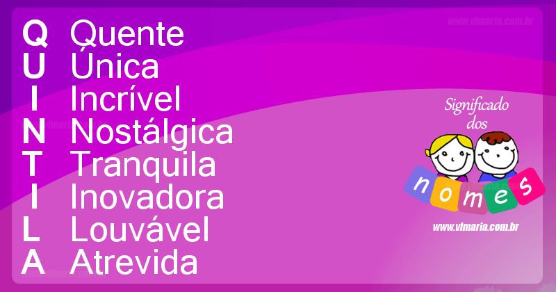 Imagem com o nome QUINTILA
