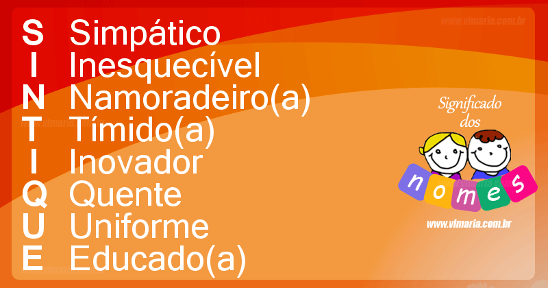 Imagem com o nome SINTIQUE