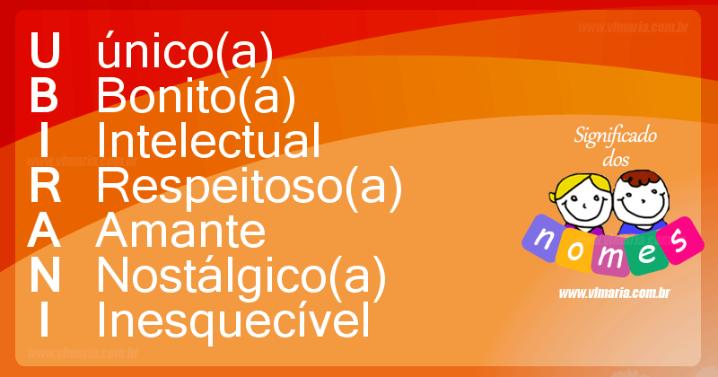 Imagem com o nome UBIRANI