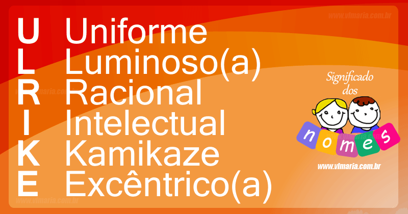 Imagem com o nome ULRIKE