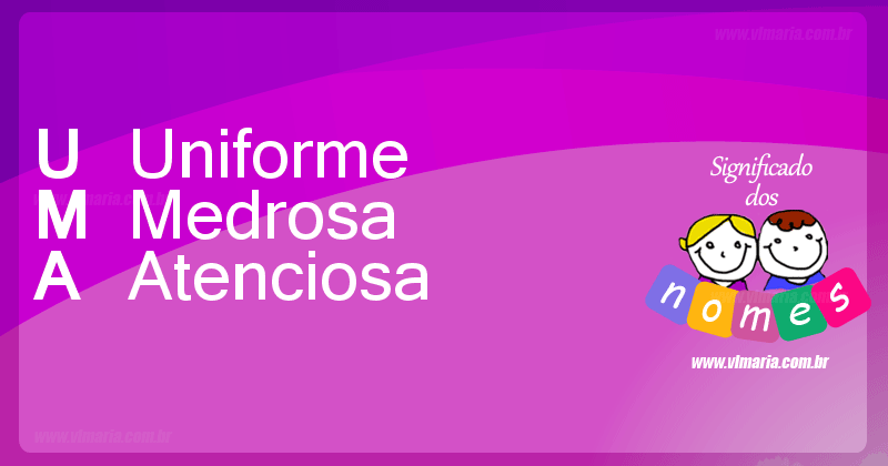 Imagem com o nome UMA