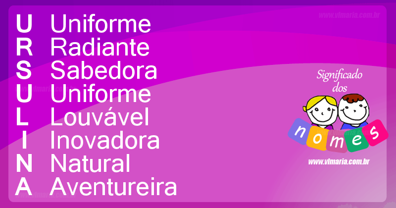 Imagem com o nome URSULINA