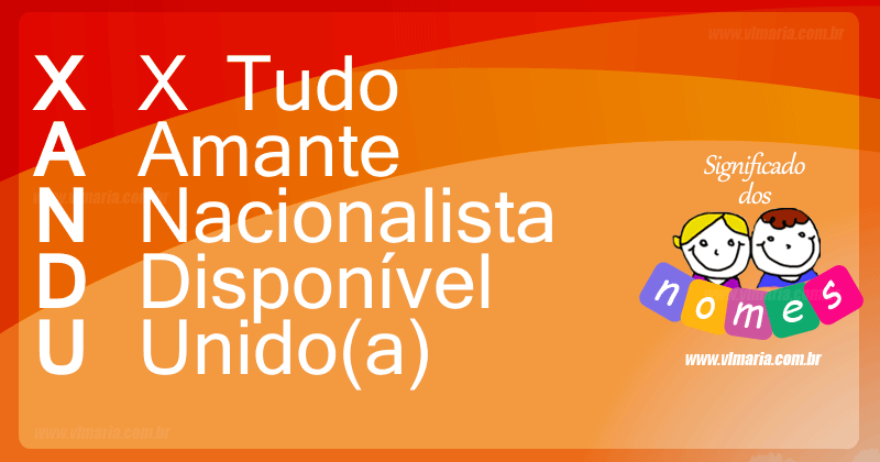 Imagem com o nome XANDU