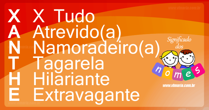 Imagem com o nome XANTHE
