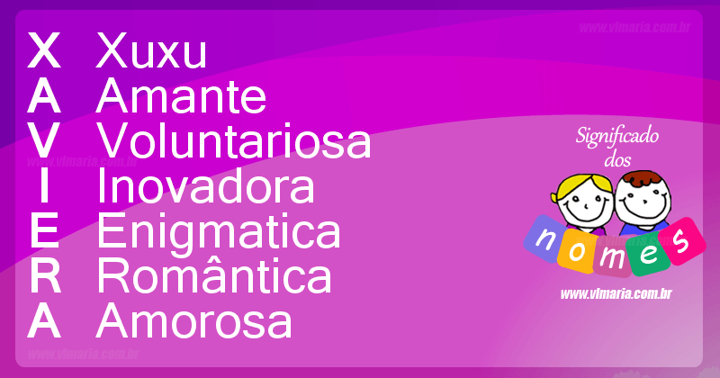 Imagem com o nome XAVIERA