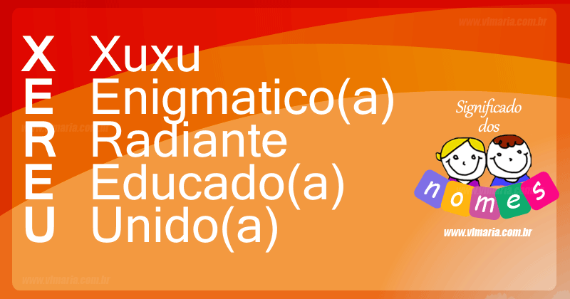 Imagem com o nome XEREU