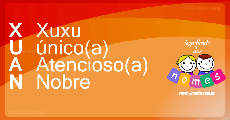 Imagem com o nome XUAN