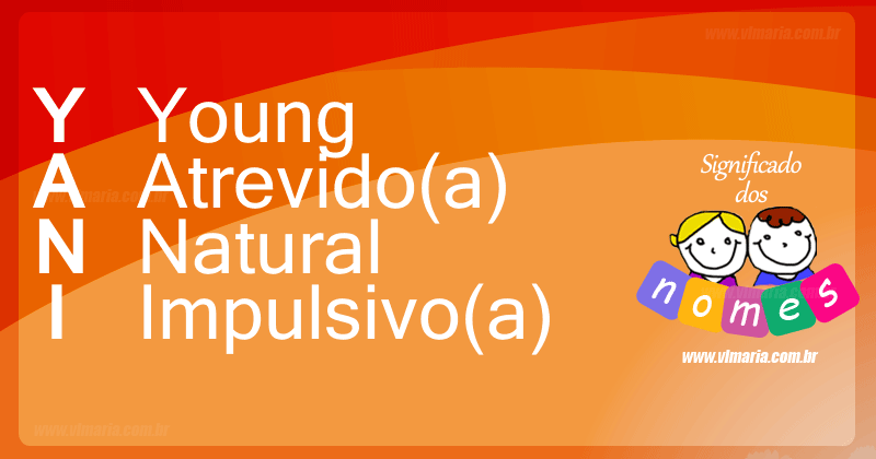 Imagem com o nome YANI