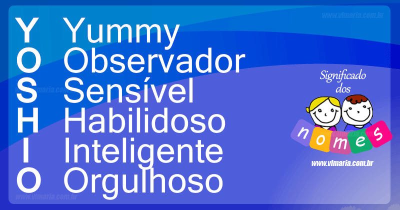 Imagem com o nome YOSHIO