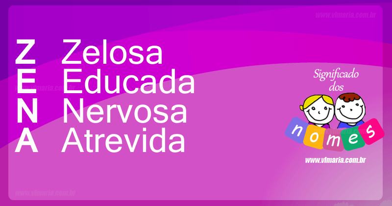 Imagem com o nome ZENA