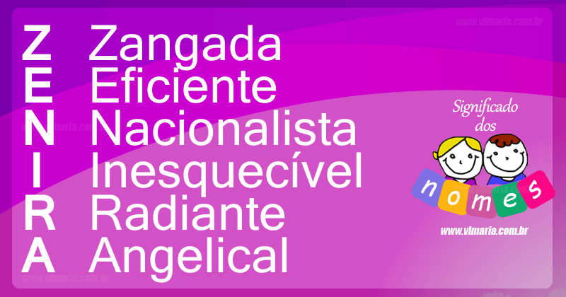 Imagem com o nome ZENIRA